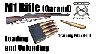 M1 Rifle Garand Loading and Unloading TF 803 [upl. by Imrots653]