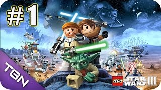 Lego Star Wars 3 The Clone Wars  Gameplay Español  Capitulo 1  HD 720p [upl. by Yanaton]