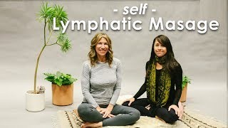 Self Lymphatic Massage  At Home [upl. by Rosana]