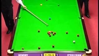 2004 World Snooker Championship SF Ronnie OSullivan vs Stephen Hendry Session 2 BBC [upl. by Hallock]