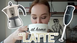 HOW TO MAKE A quotLATTEquot AT HOME moka pot  frother [upl. by Jay]