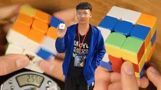 Yusheng Dus 347 World Record Solve [upl. by Retsev]