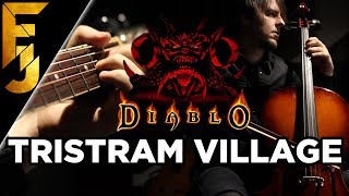 Diablo  quotTristram Villagequot AcousticMetal Guitar Cover  FamilyJules [upl. by Etezzil]