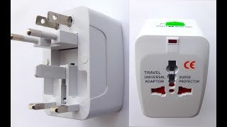 Universal International Travel Plug Adapter with 2 USB Ports [upl. by Thielen]