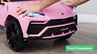 2020 Lamborghini Urus 12v Battery Electric Ride On Car For Kids with Parental Remote Control [upl. by Anuhsal]