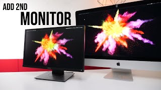 How To Add A Extra Monitors On A iMac [upl. by Romney]