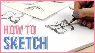 How to Sketch  Sketching Tips for Beginners  Art Journal Thursday Ep 21 [upl. by Jory264]