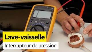 Comment Changer un Pressostat de LaveVaisselle [upl. by Sillsby541]