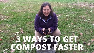 How to Make Compost Faster and Know When Its Ready Quick Start to Composting Part 3 [upl. by Hoeg]