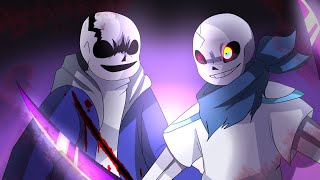 LastBreathSans vs DustTrustSans Animation [upl. by Yelrebmyk]