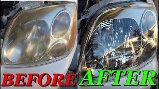 Fastest possible way to restore HEADLIGHTS [upl. by Nojram905]