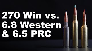 270 Win vs 68 Western amp 65 PRC [upl. by Richella]