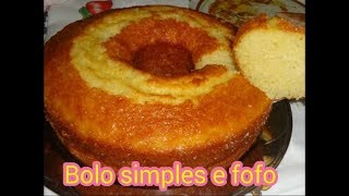 Receita de bolo caseiro fofinho e muito simples [upl. by Appledorf565]