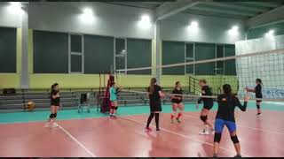 ALLENAMENTO VOLLEY Riscaldamento dinamico pallavolo con palla [upl. by Walliw849]