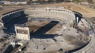 San Diego Stadium Demolition hyperlapse [upl. by Atirma]