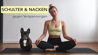 Yoga Anfänger  Schulter und Nacken  gegen Verspannungen [upl. by Ricker]