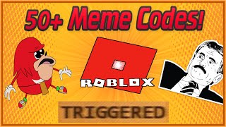 50 Roblox Meme CodesIDs 2020 [upl. by Adnima629]