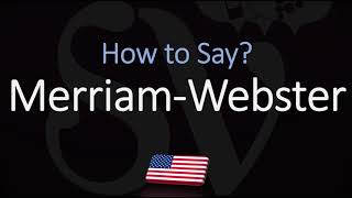 How to Pronounce Merriam Webster CORRECTLY [upl. by Seuqram]