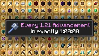 Minecraft 121 All Advancements TAS [upl. by Chu]