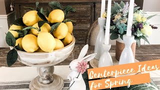 CENTERPIECE IDEAS FOR DINING TABLES  SPRING DECOR 2020 [upl. by Ittap309]