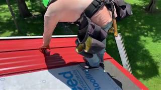 Como poner instalar techo de metal Standing seamHow to install metal roofRoofingMetalShingles [upl. by Frieder]