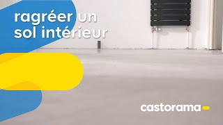 Comment ragréer un sol intérieur  Castorama [upl. by Aiak]