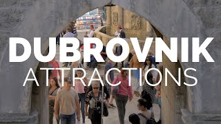 10 Top Tourist Attractions in Dubrovnik  Travel Video [upl. by Dias]