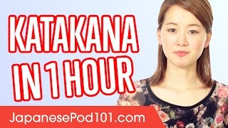 Learn ALL Katakana in 1 Hour  How to Write and Read Japanese [upl. by Collen908]