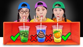 Mystery Drink Challenge DONA Mukbang [upl. by Anihsak]