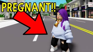 HOW TO GET PREGNANT IN BROOKHAVEN ROBLOX [upl. by Norrej317]