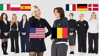 American guess 7 Europeans Nationality What country Im From [upl. by Auqinahs351]