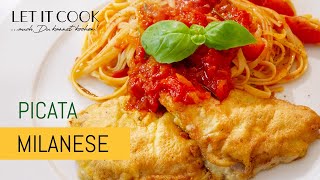 Piccata Milanese mit Tomatenspaghetti [upl. by Rosemari996]