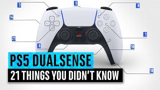 PS5 DualSense  21 Things You Didnt Know about the PlayStation 5 Controller [upl. by Dillie]