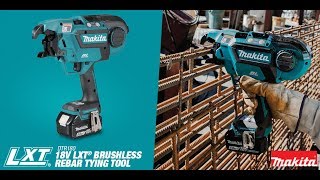 DTR180 18V LXT LithiumIon Brushless Cordless Rebar Tying Tool [upl. by Rawden332]