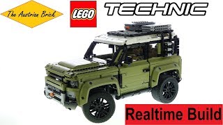 LEGO Realtime Build LEGO Technic 42110 Land Rover Defender [upl. by Woodman]