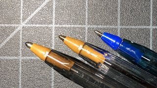 Bic Cristal Pen Explained Xtra Bold vs Xtra Smooth vs Xtra Precise [upl. by Odracer218]