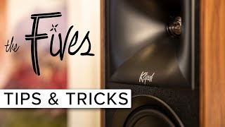 Klipsch The Fives Powered Speakers  Tips amp Tricks [upl. by Aytida]