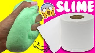 PROBANDO SLIME 💦 CON PAPEL DE BAÑO SIN PEGAMENTO [upl. by Viviyan]