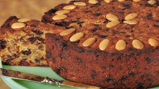 Fruit Cake Recipe Demonstration  Joyofbakingcom [upl. by Ranee955]