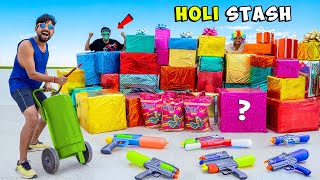 Opening Biggest Holi Stash Ever  होली का सबसे बड़ा ख़ज़ाना  Mystery Boxes Worth ₹ 500000 [upl. by Nod]