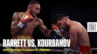 FIGHT HIGHLIGHTS  Zelfa Barrett vs Faroukh Kourbanov [upl. by Dnalevets524]