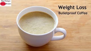 How To Make Bulletproof Coffee For Weight Loss  Ghee Coffee Recipe  Keto Coffee  Skinny Recipes [upl. by Aenotna]