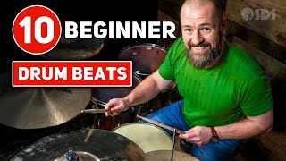 10 Beginner Drum Beats  Go From quotNoquot To quotProquot [upl. by Yehs]