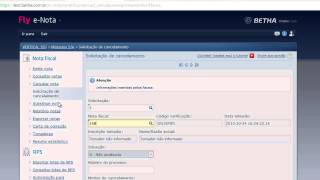 Solicitação de Cancelamento de notas fiscais [upl. by Nawyt]