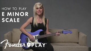 How To Play E Minor  Guitar Scales  Fender [upl. by Attennod]