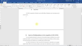 La NUMÉROTATION DE PAGE automatique simple dun document WORD Cours facile [upl. by Lytle838]