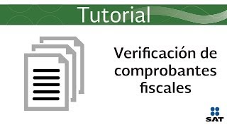 Tutorial Verificación de comprobantes fiscales impresos [upl. by Alehc671]