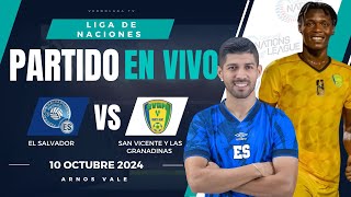 🔴 EL SALVADOR VS SAN VICENTE EN VIVO  CONCACAF NATIONS LEAGUE [upl. by Ahsieker575]