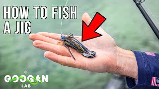 HOW TO FISH A JIG  BASS FISHING BASICS [upl. by Zailer874]