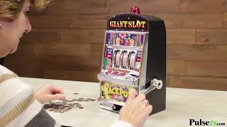 Giant Slot Machine Bank  Plays amp Pays Like a Real Slot Machine [upl. by Wilhelm]